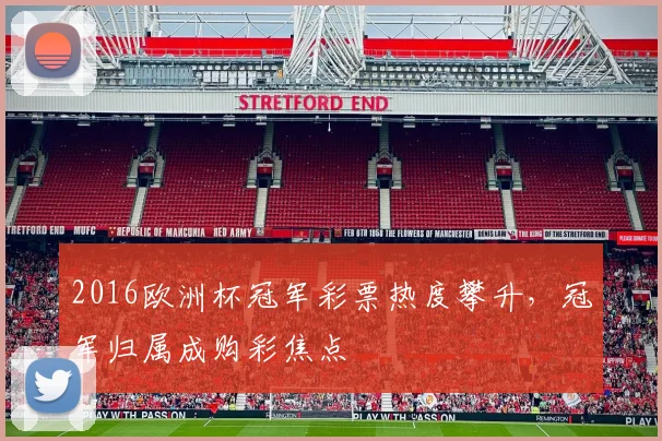 2016欧洲杯冠军彩票热度攀升,冠军归属成购彩焦点